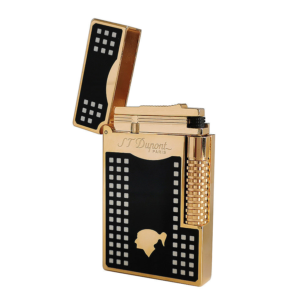ST Dupont COHIBA BEHIKE Limited Edition LE GRAND L2 LIGHTER BLACK LACQUER - Detail View