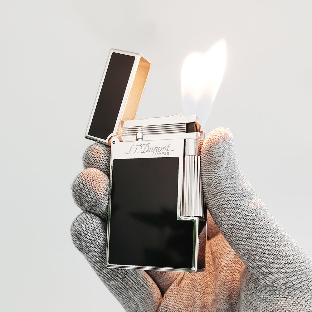 Double Flames Classic Lacquer S.T.Dupont Gas Lighter - View 9