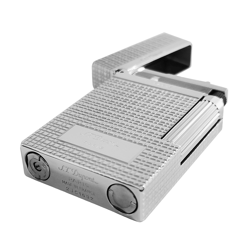 Dupont Cigarette Lighter ST Ligne 2 Engraving - Angle View