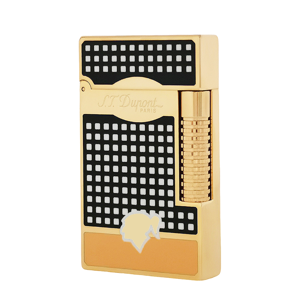 S.T. Dupont Ligne 2 Cohiba Lighter Black & Yellow Lacquer