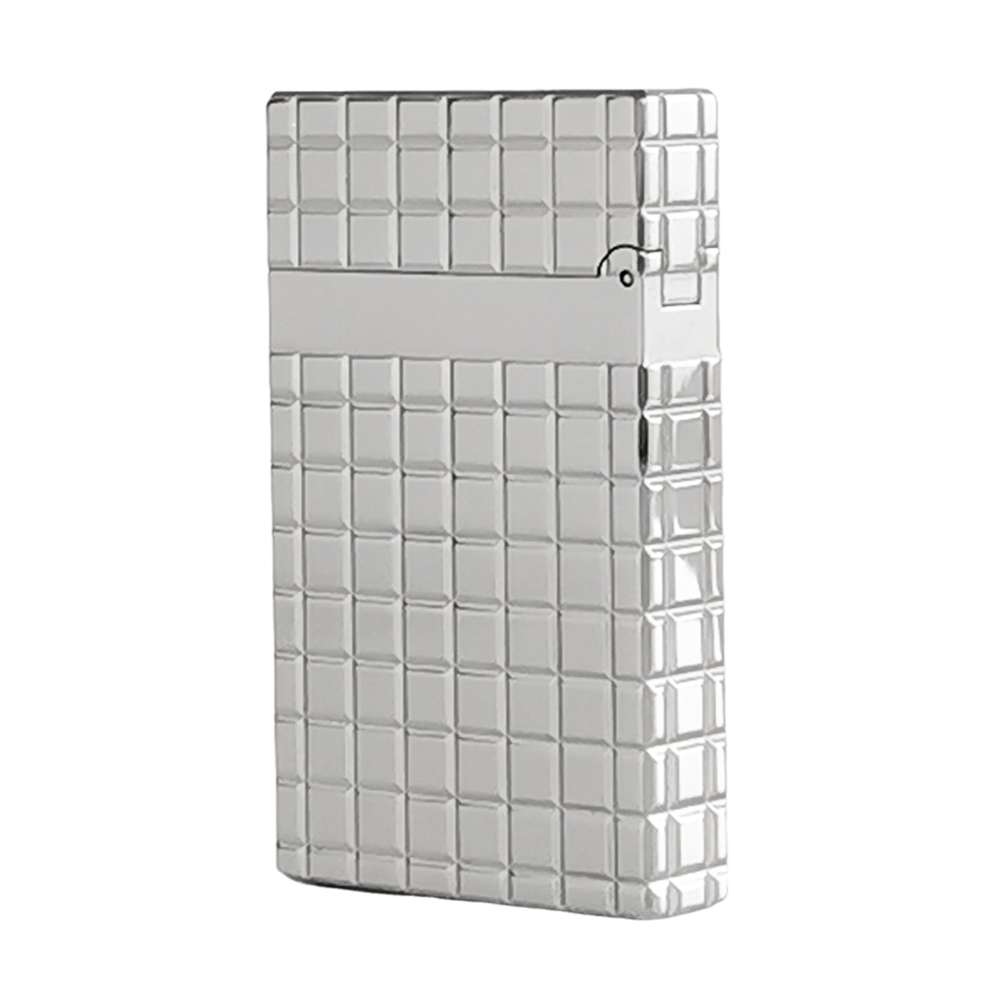 ST Dupont Lighter Ligne 2 Engraving Square Lattice - Side View