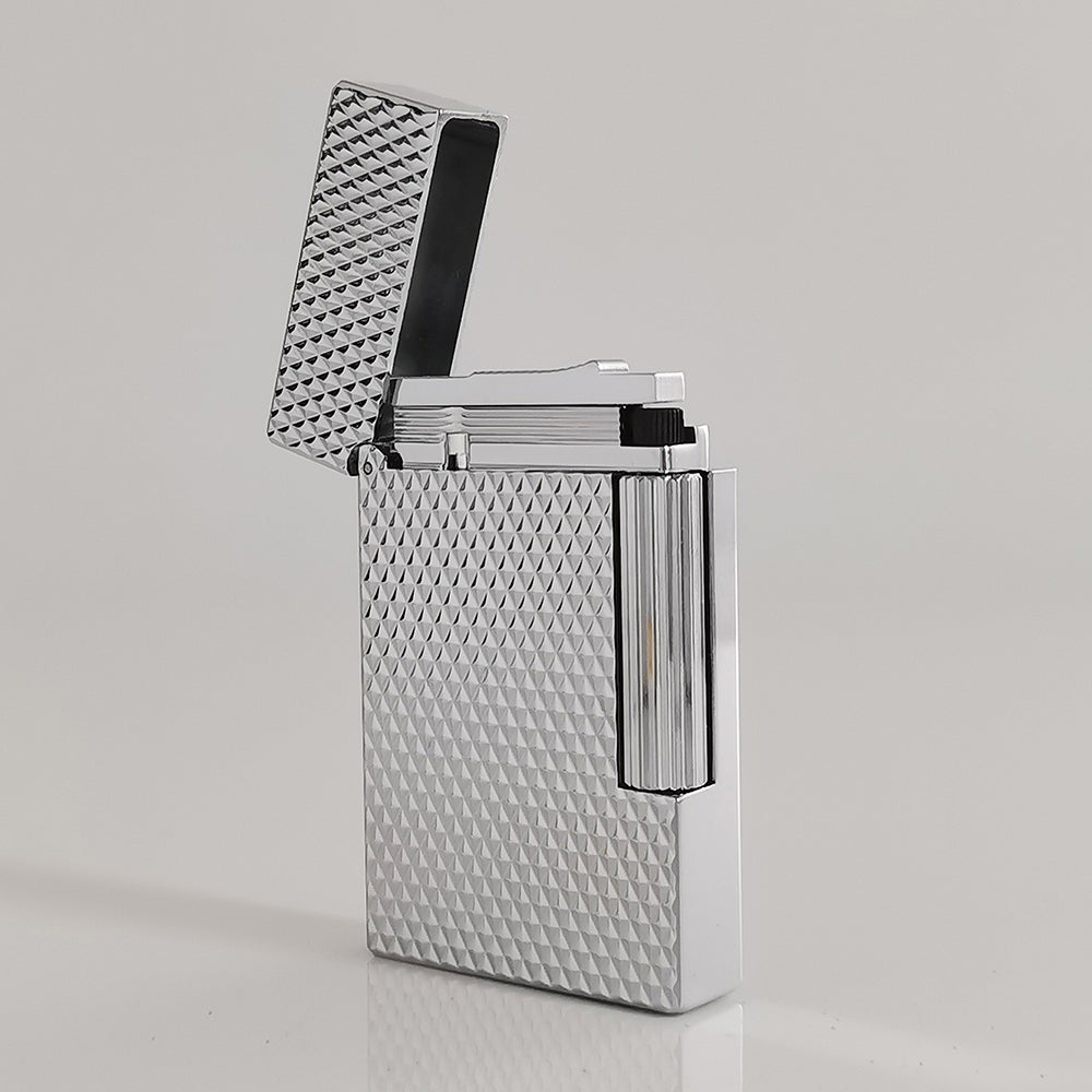 ST Dupont L2 New Diamond Style Engraving Lighter - Detail View