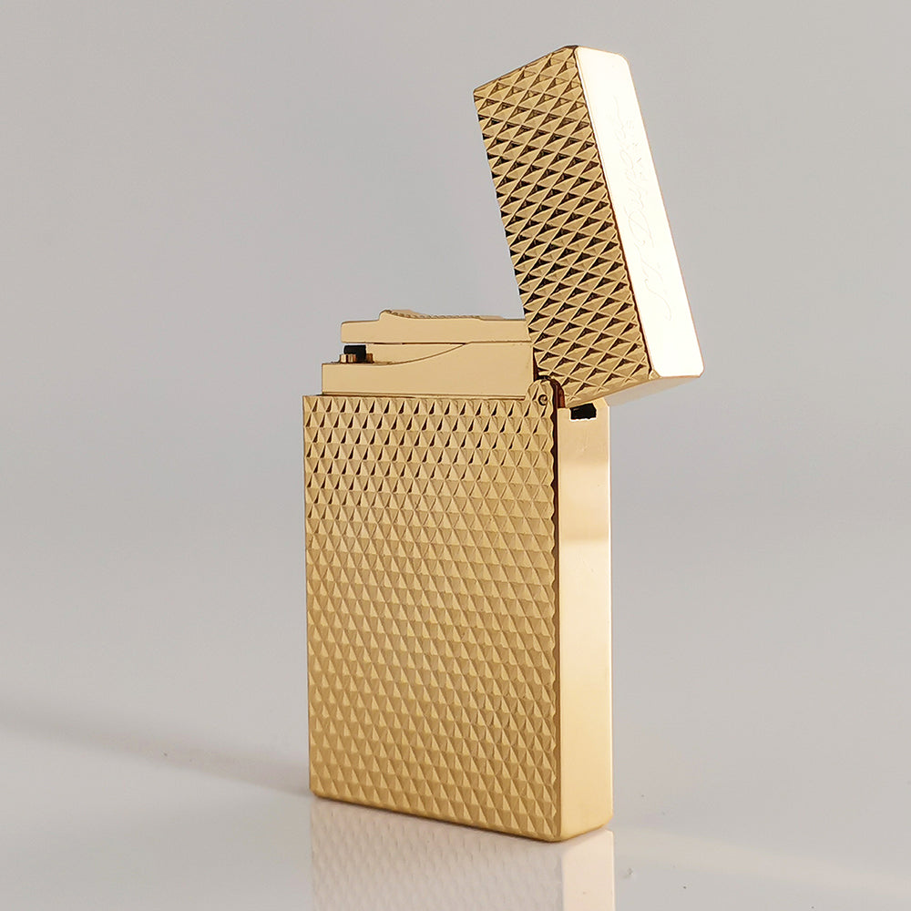 ST Dupont L2 New Diamond Style Engraving Lighter - View 10