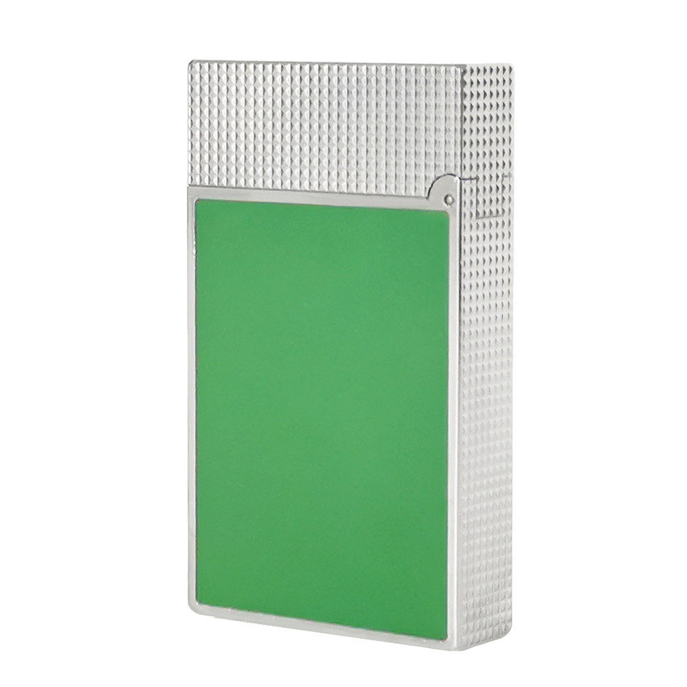 S.T. Dupont Ligne 2 Natural Lacquer Gas Lighter with Lattice Engraving - View 16