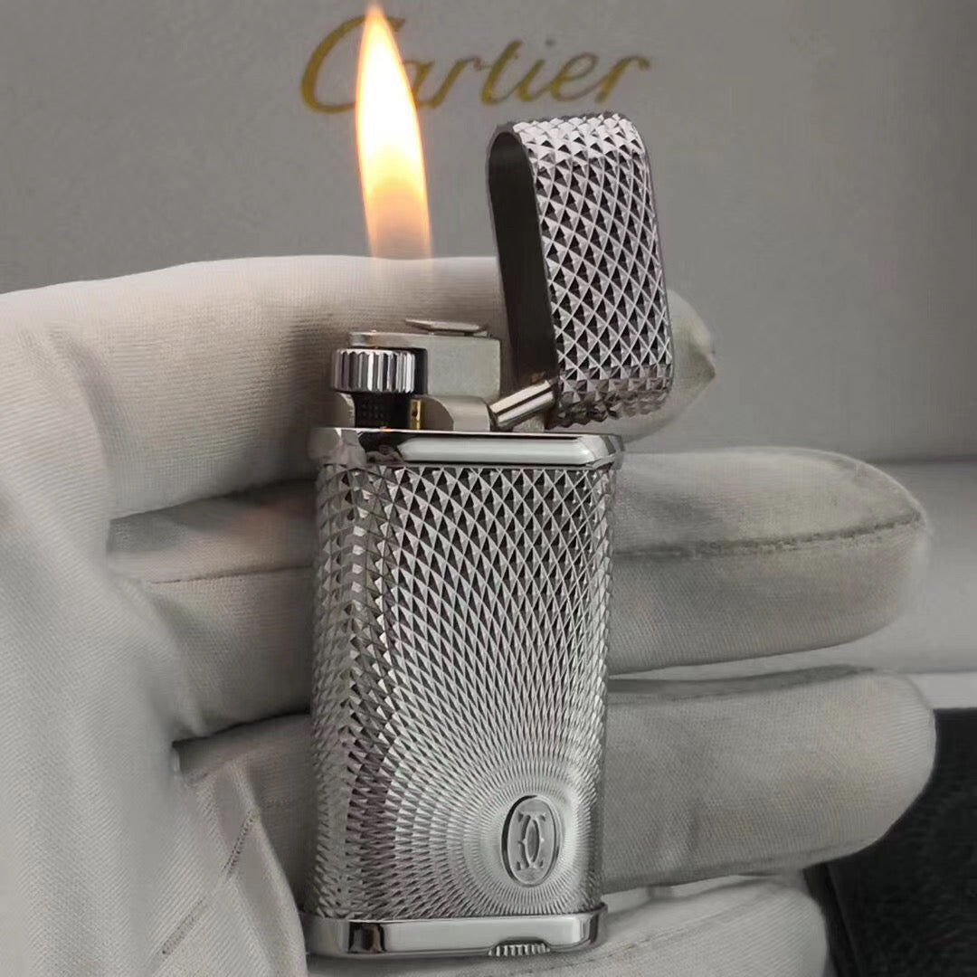 Cartier Lighter Luxury Portable Right Label - Side View