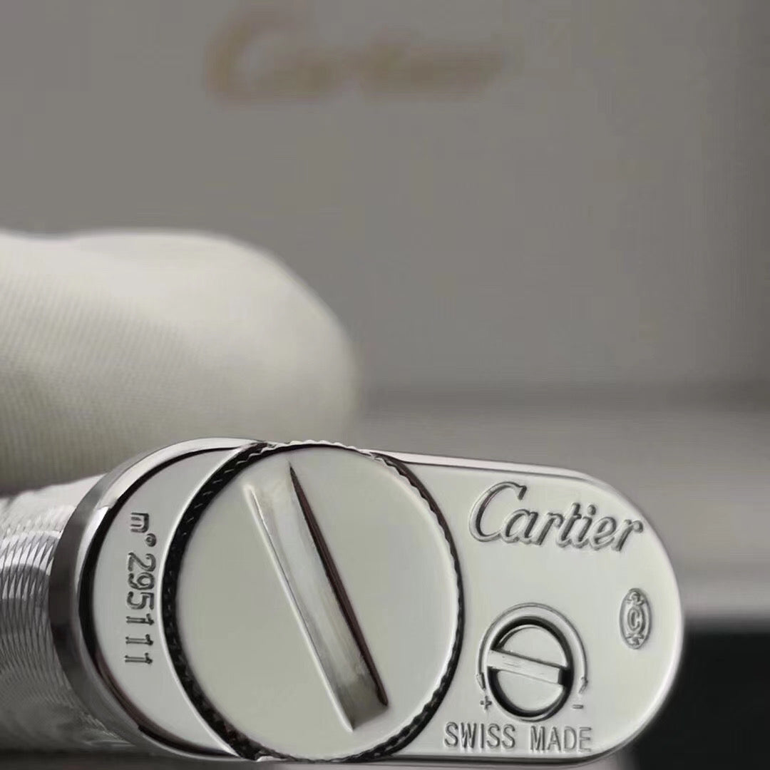 Cartier Lighter Luxury Portable Right Label - Detail View