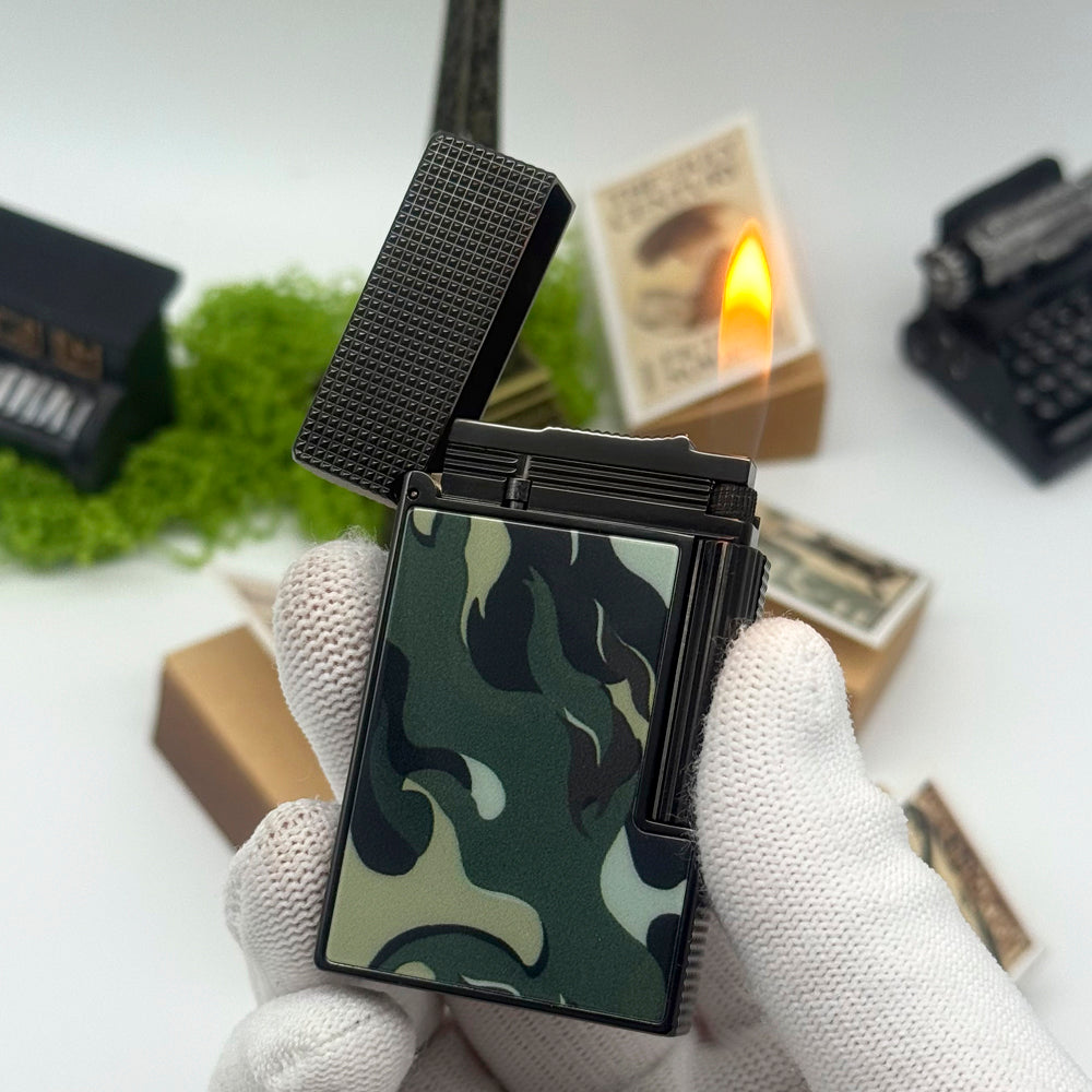S.T. Dupont Ligne 2 Camo Guilloche Cling Flame Lighter - View 14