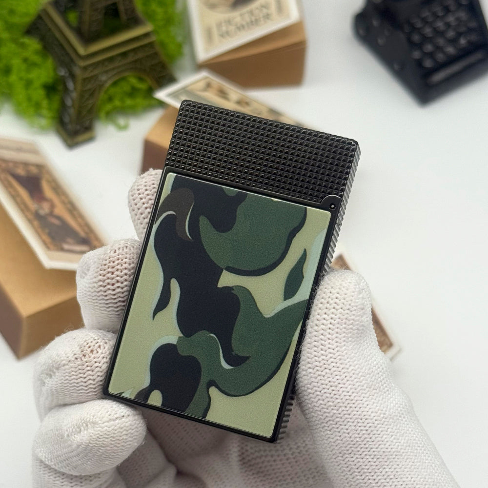 S.T. Dupont Ligne 2 Camo Guilloche Cling Flame Lighter - View 13