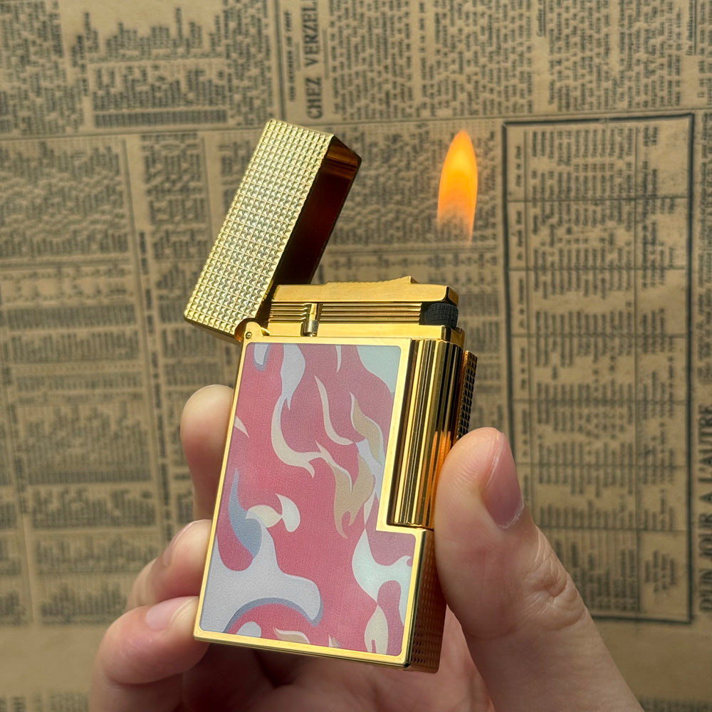 S.T. Dupont Ligne 2 Camo Guilloche Cling Flame Lighter - View 16