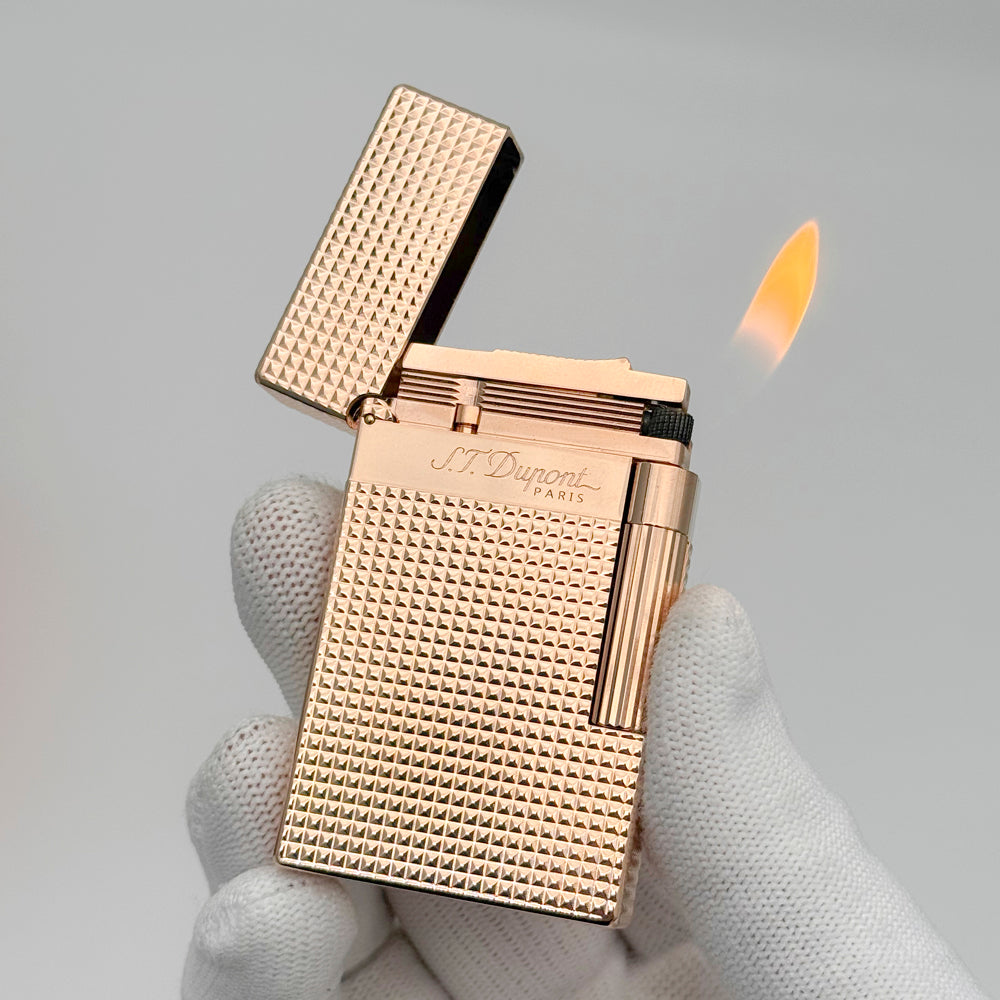 Slant Fire S.T Dupont Ligne 2 New Lattice Wide Edge Lighter - View 7