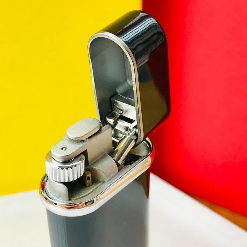 Cartier Lighter Black Paint Style Inflatable Cigar Lighter - Close-up