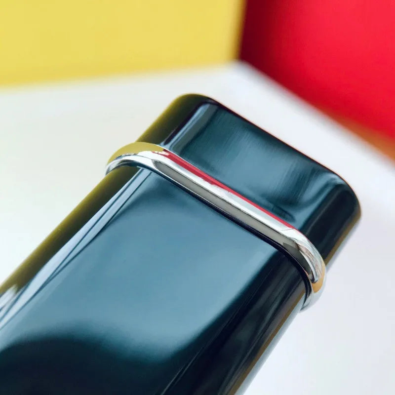 Cartier Lighter Black Paint Style Inflatable Cigar Lighter - Angle View