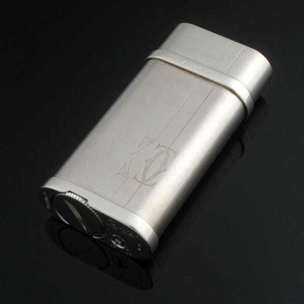 Cartier Lighter Decor Lighter Lines and Logo - Back View