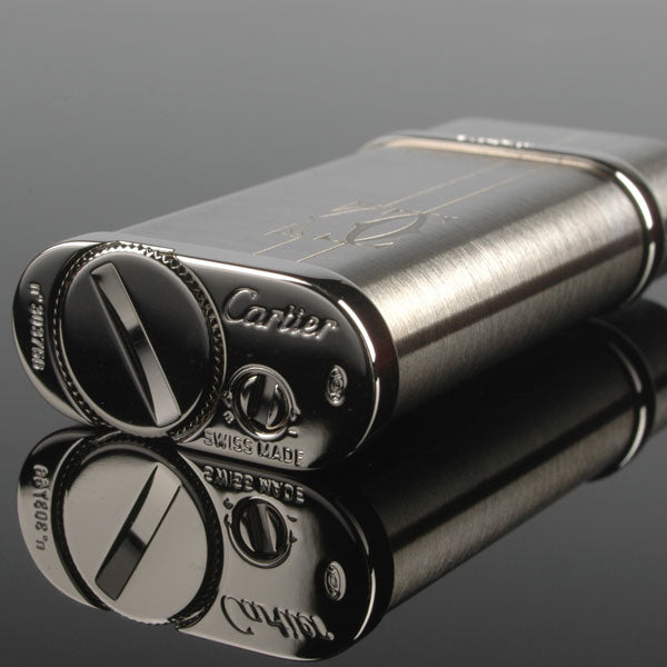 Cartier Lighter Decor Lighter Lines and Logo - Close-up