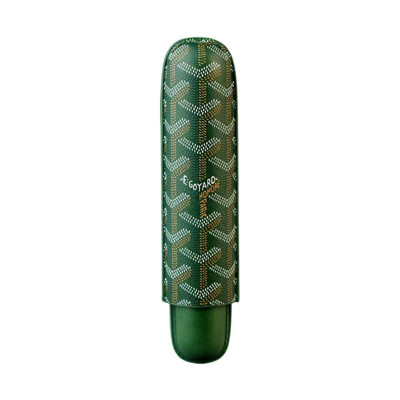 Goyard Luxury Cigar Case with Slot Holder - Green · One - View 15