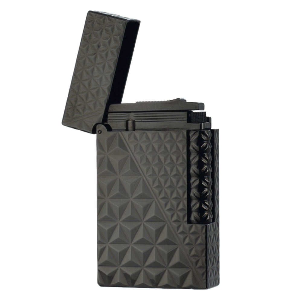 Luxury Diamond Classic S.T Dupont Lighter - Back View