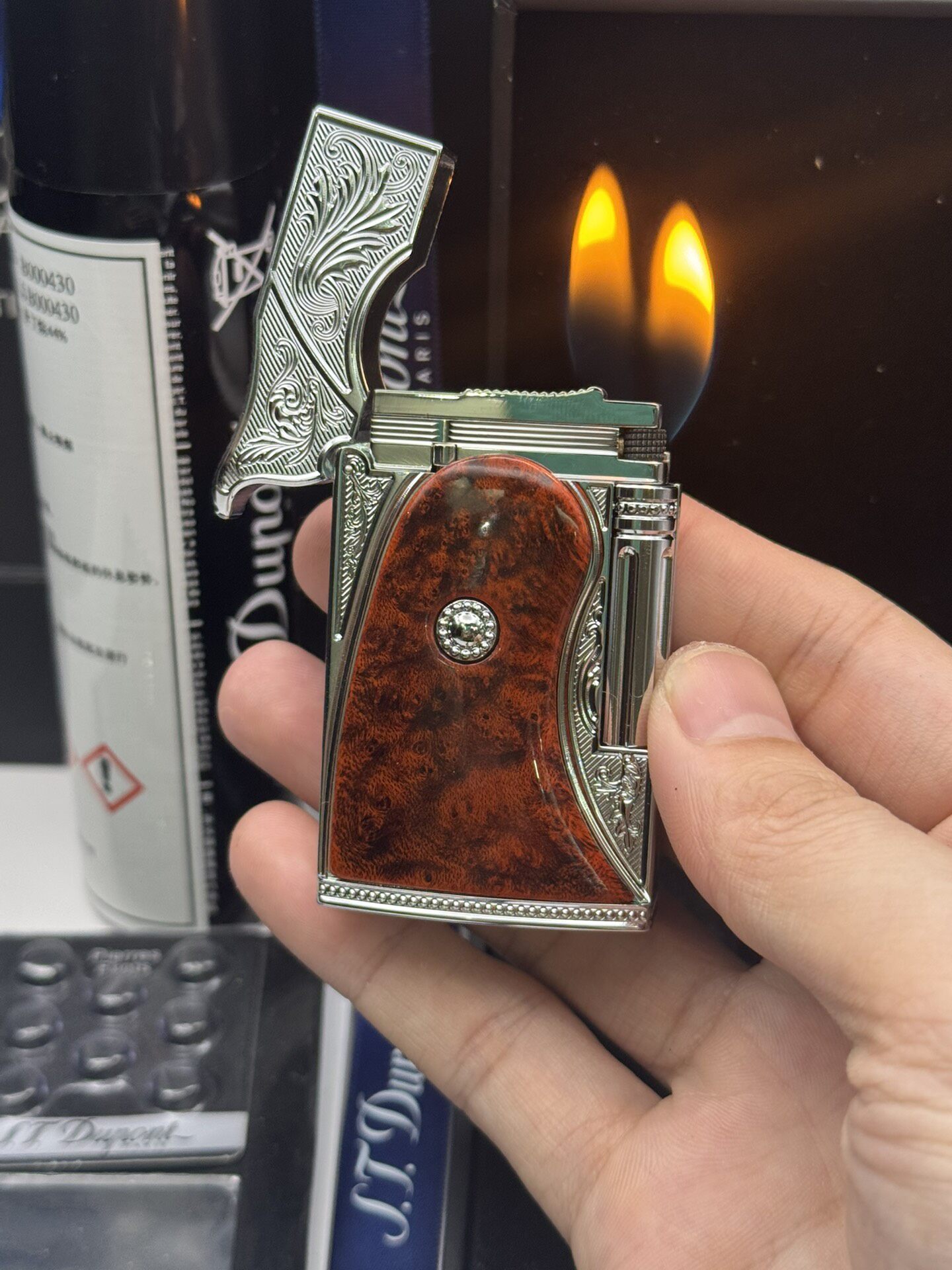 ST Dupont Ligne 2 Conquer the West Prestige Dual Flame Butane Lighter | 2026 Limited Edition