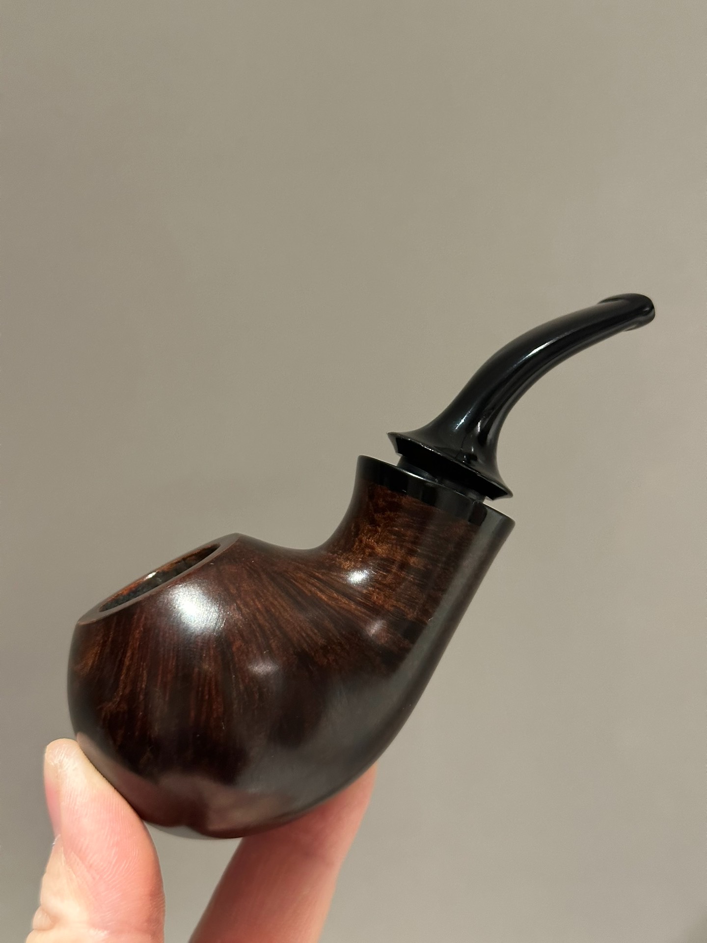 Italian Imported Briar Apple Pipe | Handmade Air Chamber Briar Pipe