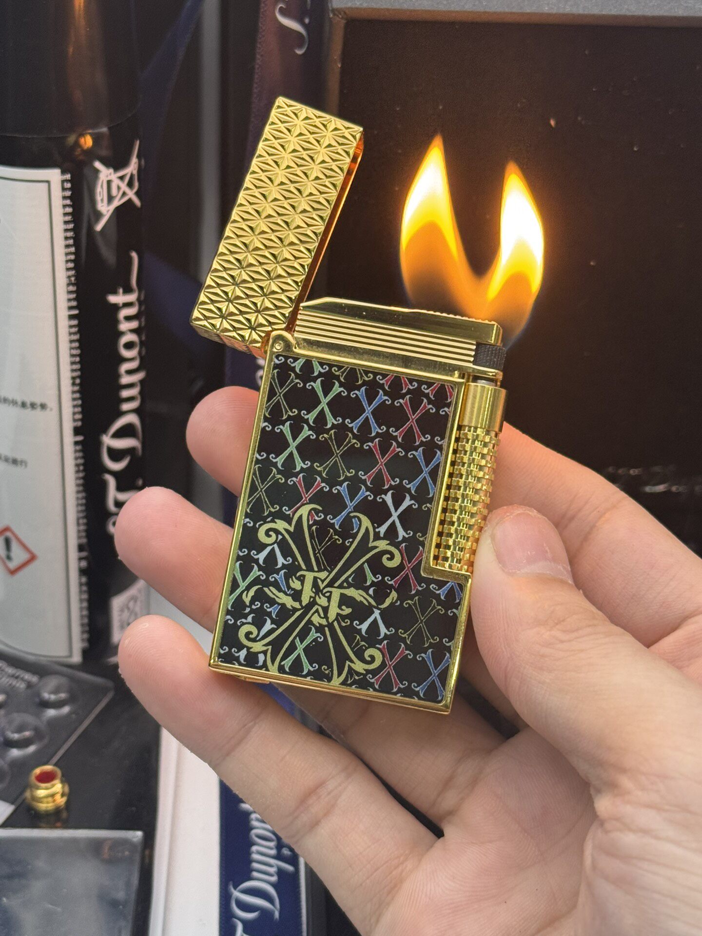 Le Grand Fuente Torch & Soft Dual Flame Butane Lighter | Limited Edition Luxury Collectible