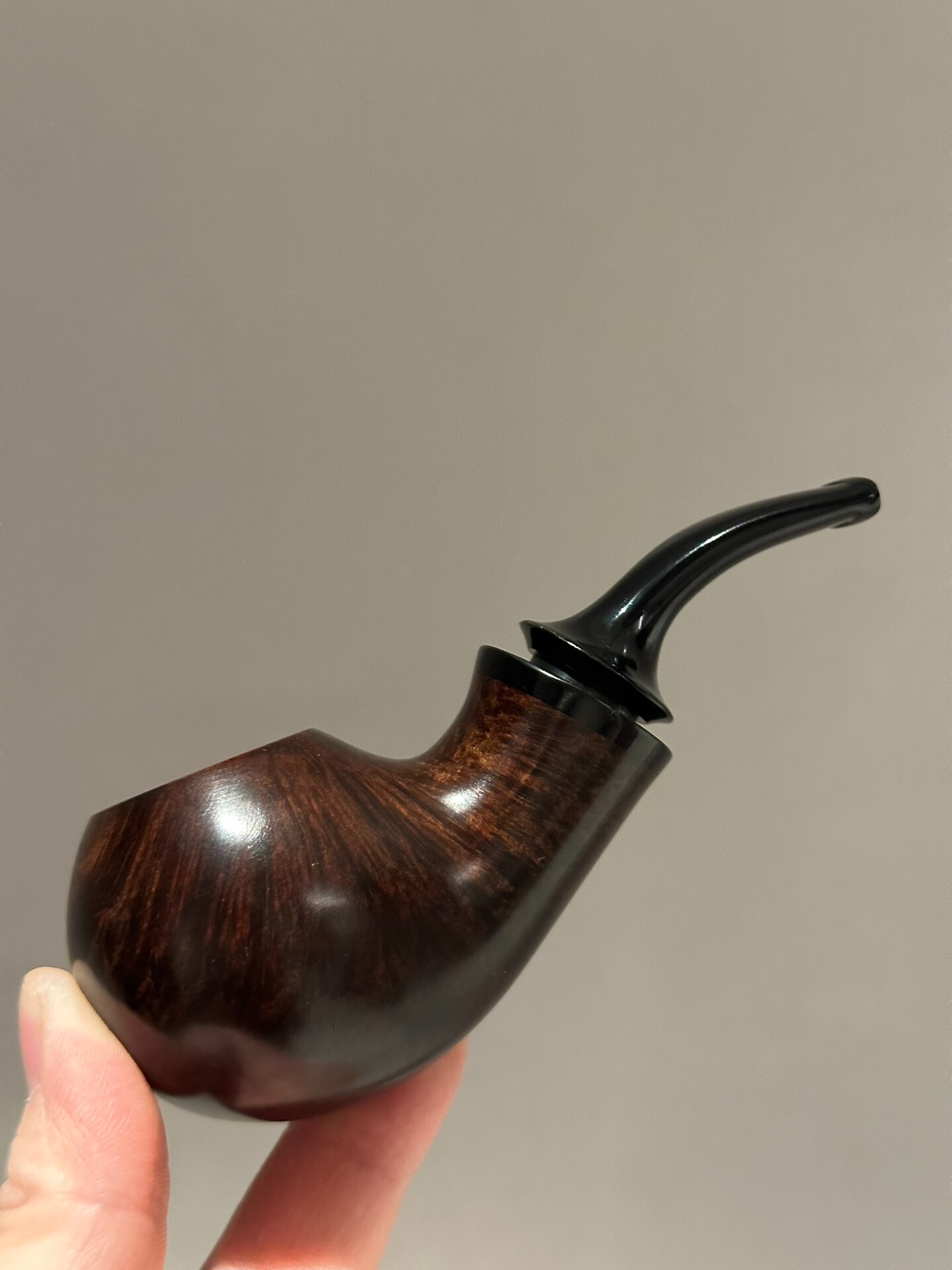 Italian Imported Briar Apple Pipe | Handmade Air Chamber Briar Pipe