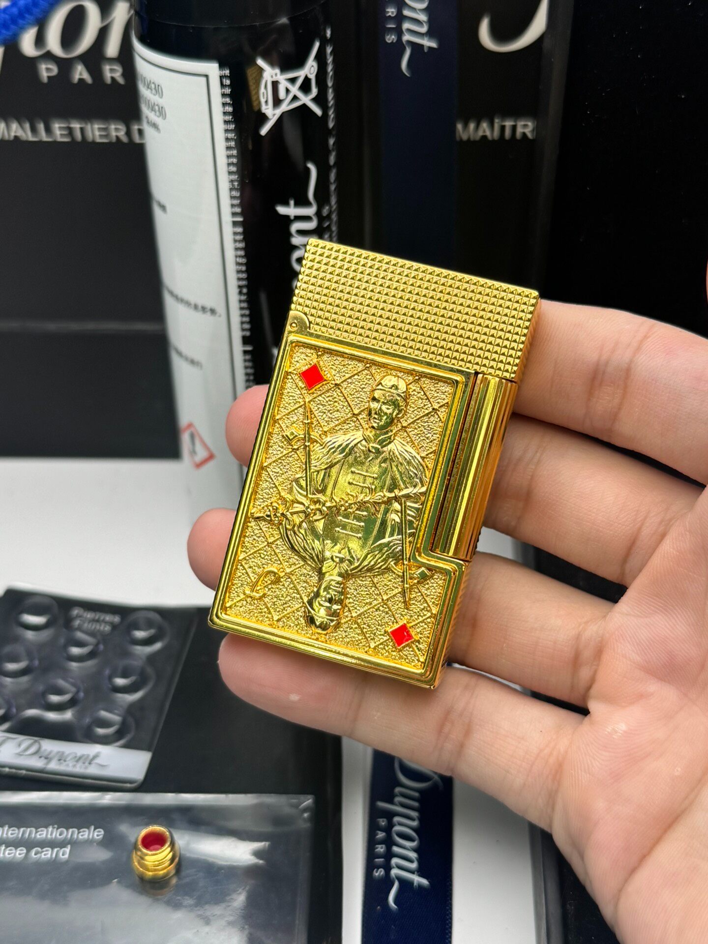 Jack of Diamonds Playing Card Limited Edition Dual Flame Copper Lighter | Luxury Collectible Lighter