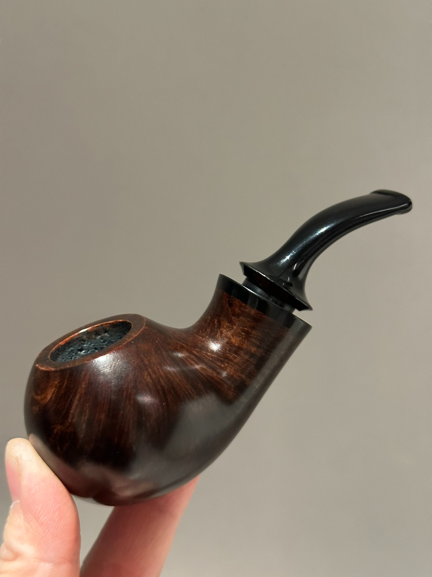 Italian Imported Briar Apple Pipe | Handmade Air Chamber Briar Pipe