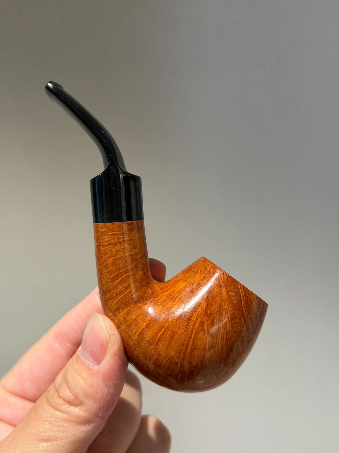 Italian Imported Briar Compact Apple Pipe | Handmade Classic Briar Pipe