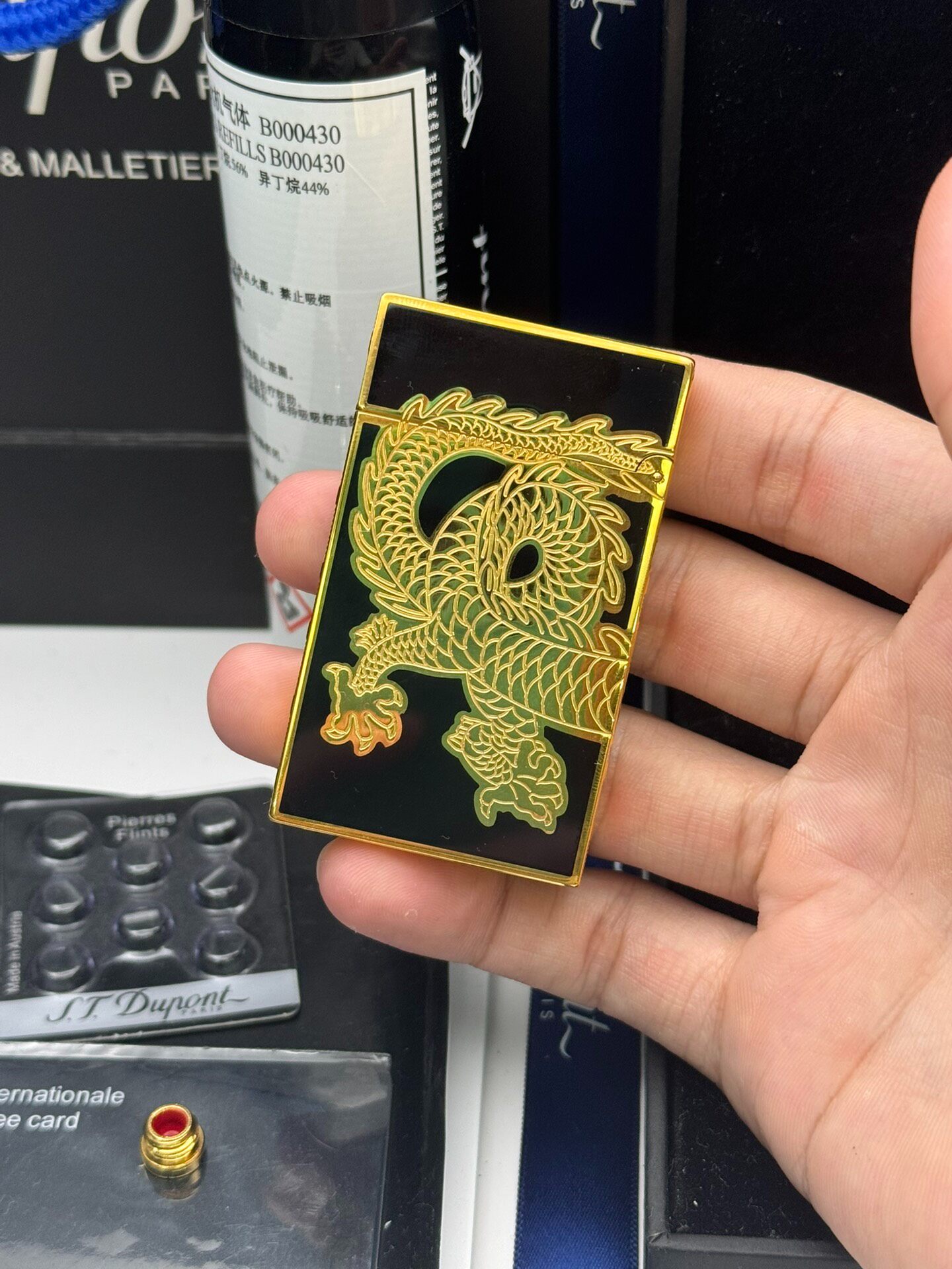 Dragon Year Limited Edition Chinese Lacquer Dual Flame Lighter | Solid Copper Luxury Collector Lighter