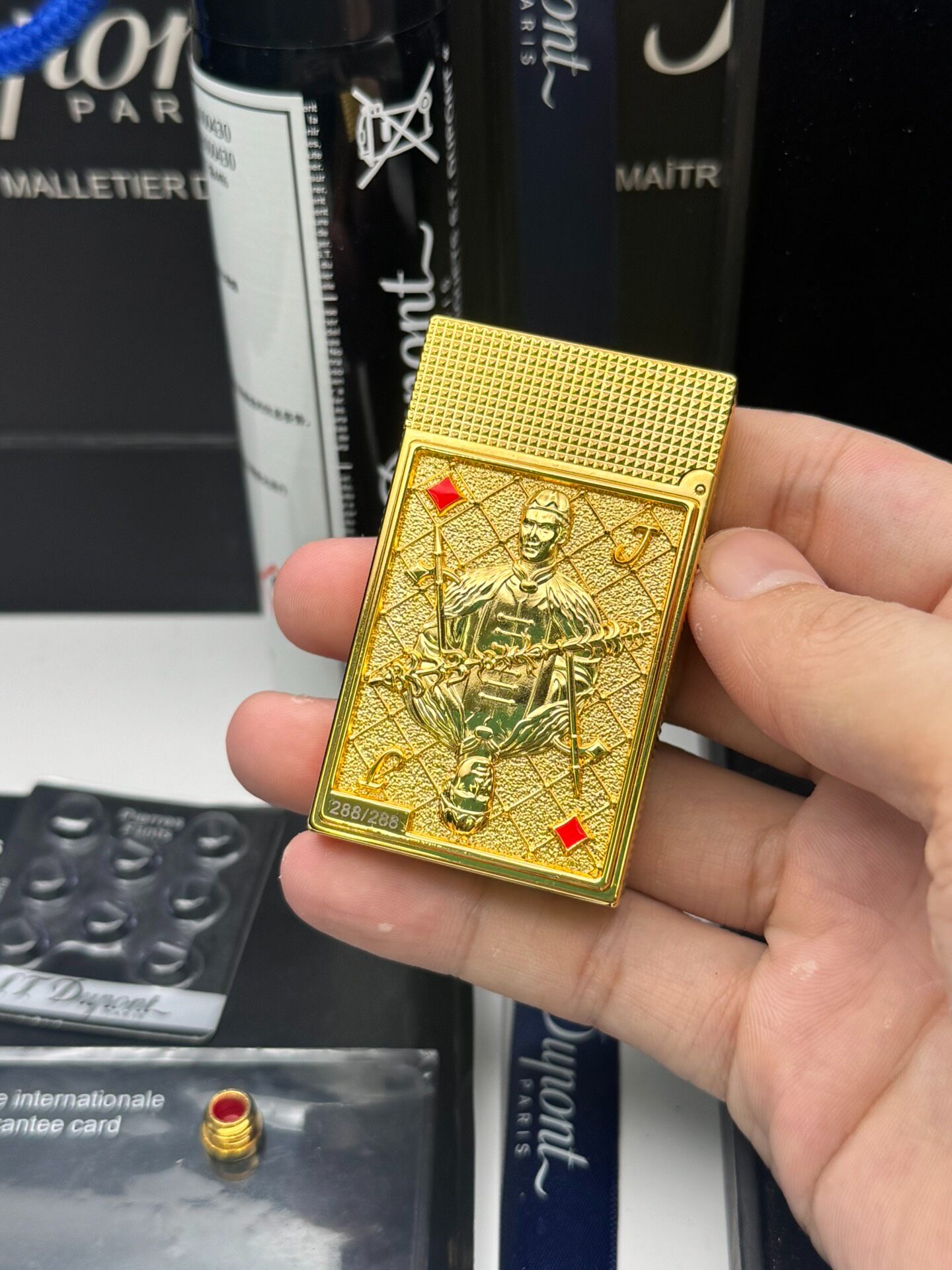 Jack of Diamonds Playing Card Limited Edition Dual Flame Copper Lighter | Luxury Collectible Lighter