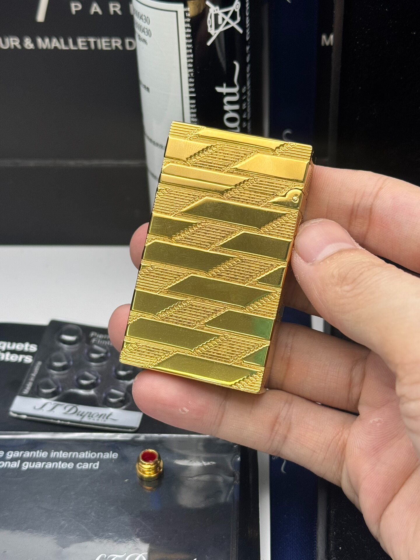 1872 Gold Grand Dual Flame Torch Lighter | Luxury Gold Plated Collectible Lighter