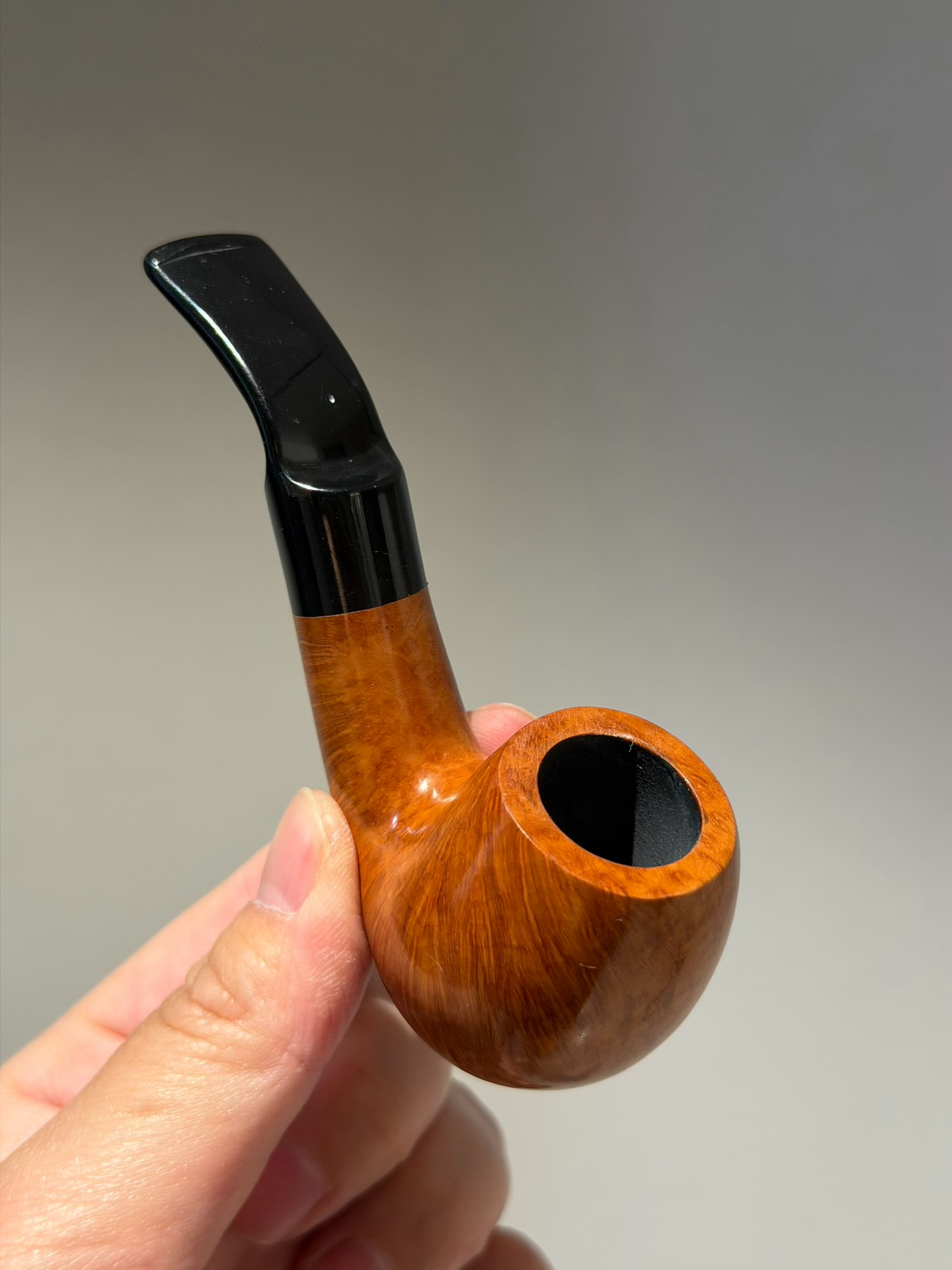 Italian Imported Briar Compact Apple Pipe | Handmade Classic Briar Pipe