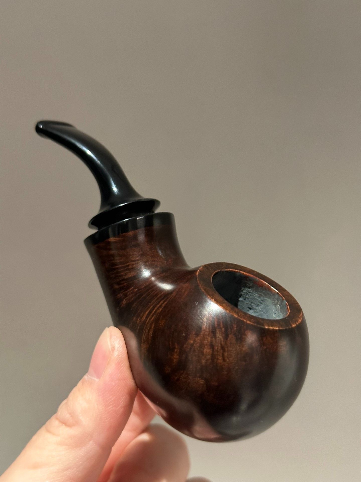 Italian Imported Briar Apple Pipe | Handmade Air Chamber Briar Pipe