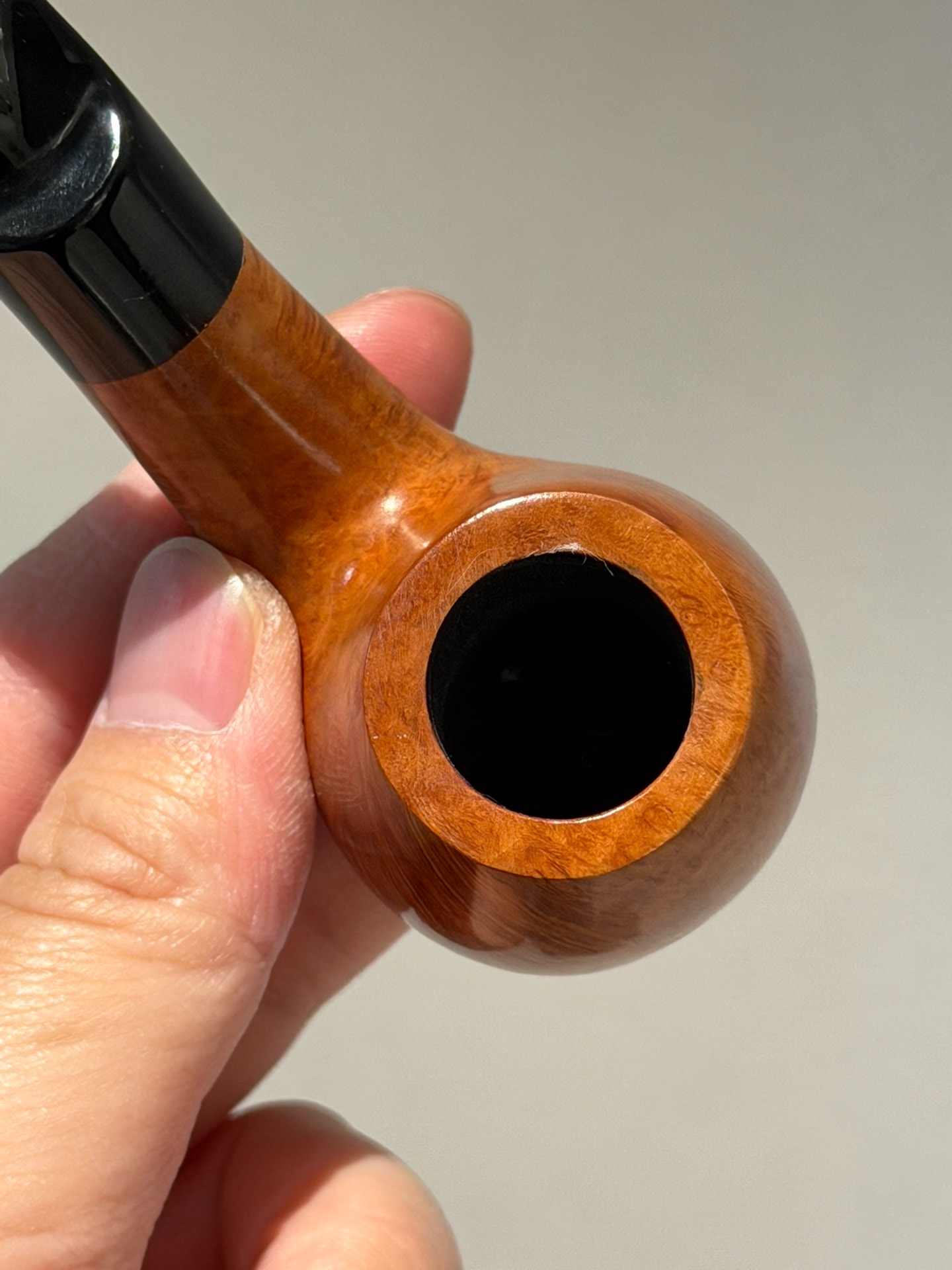 Italian Imported Briar Compact Apple Pipe | Handmade Classic Briar Pipe