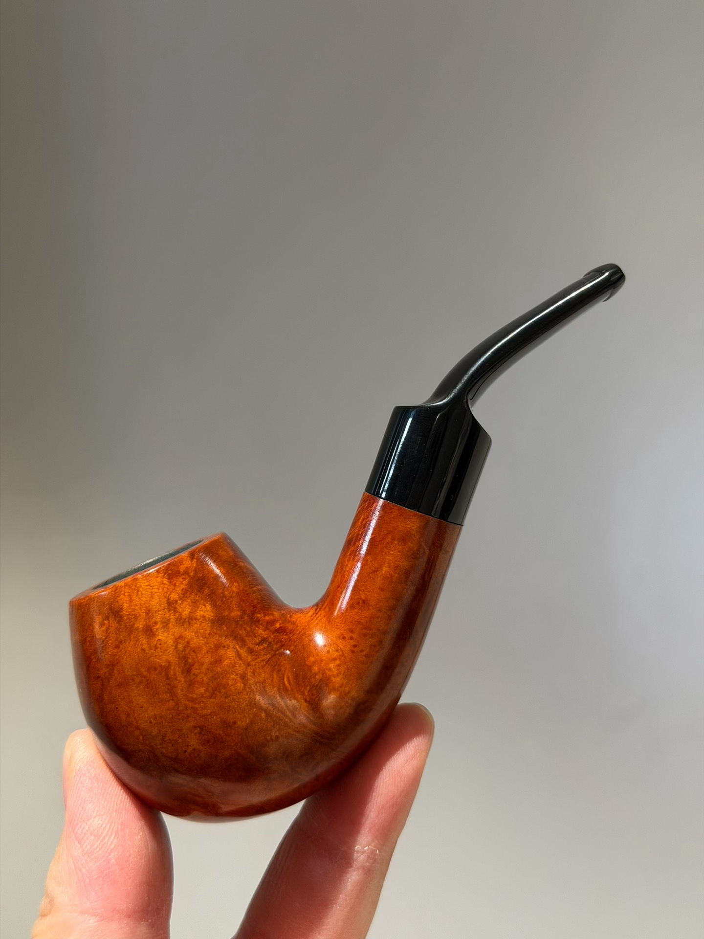 Italian Imported Briar Compact Apple Pipe | Handmade Classic Briar Pipe