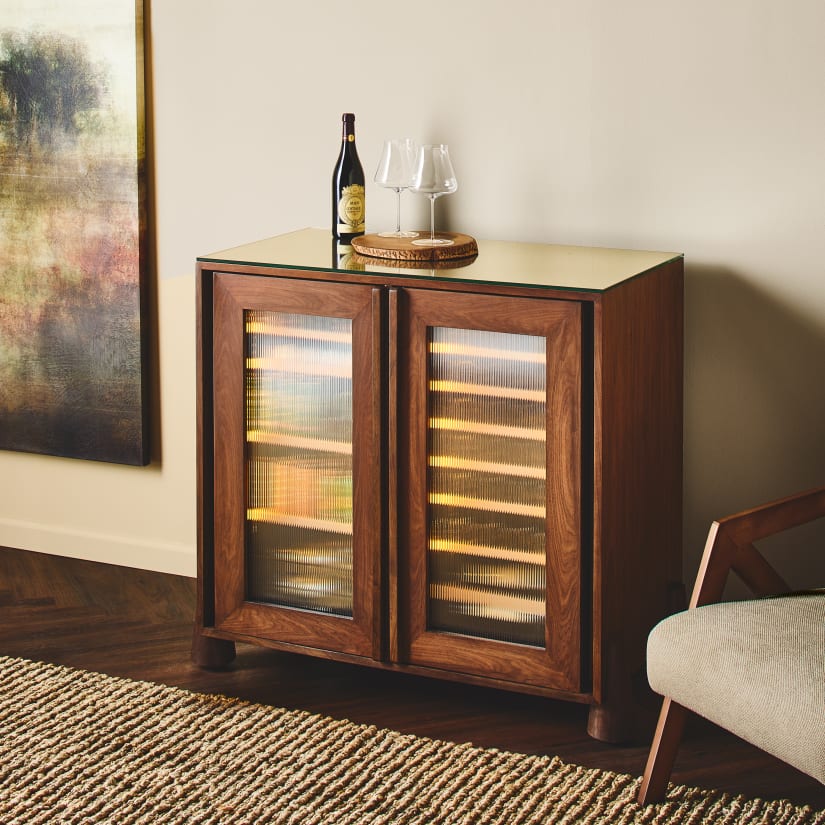 Sideboard With Integrated Wine Refrigerators