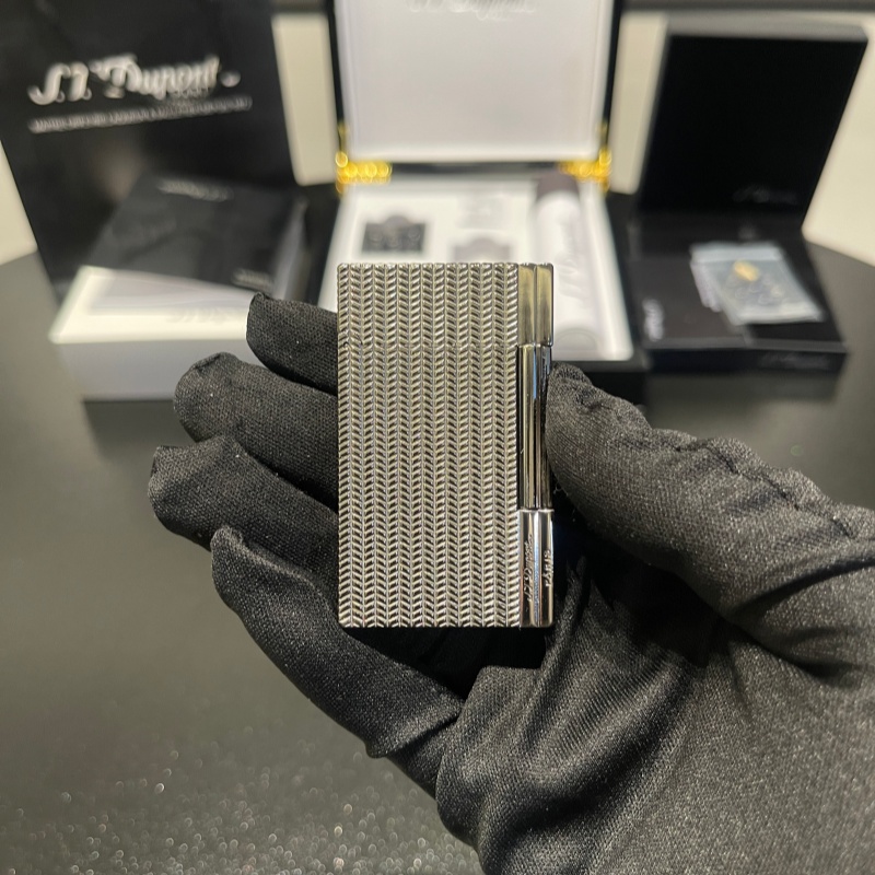 S.T. Dupont Ligne 2 Diamond Head Palladium Lighter