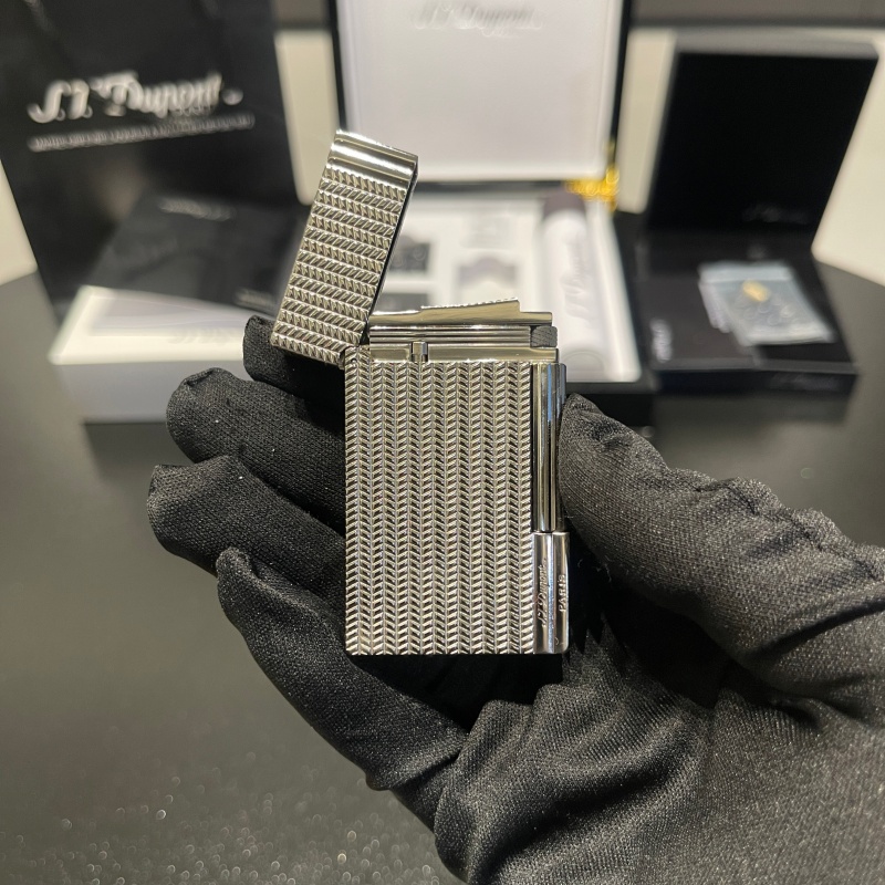 S.T. Dupont Ligne 2 Diamond Head Palladium Lighter
