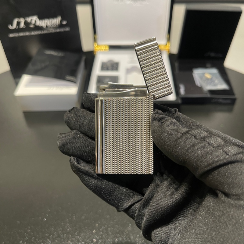 S.T. Dupont Ligne 2 Diamond Head Palladium Lighter