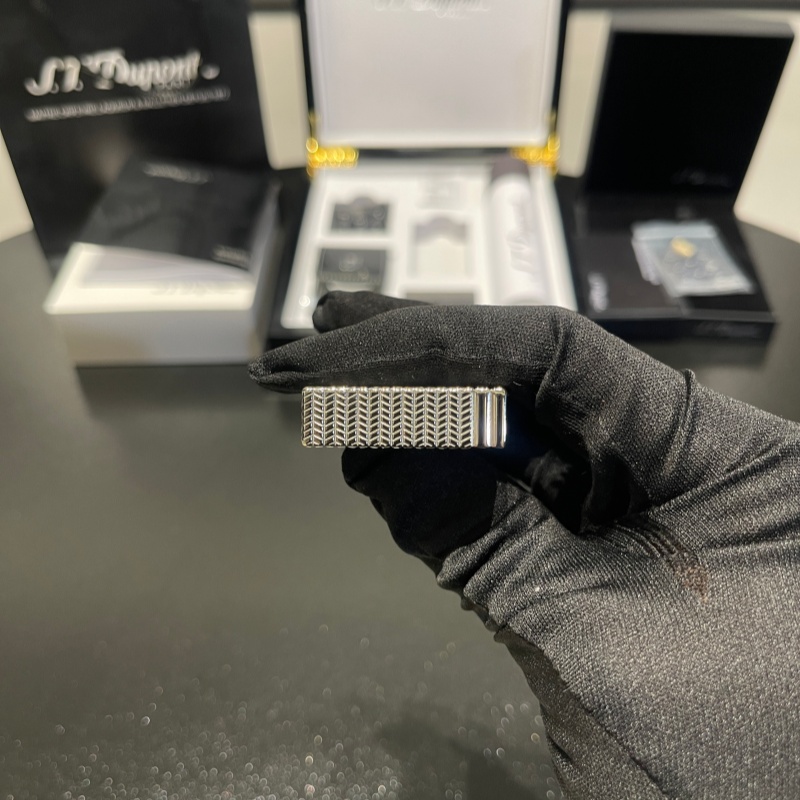 S.T. Dupont Ligne 2 Diamond Head Palladium Lighter