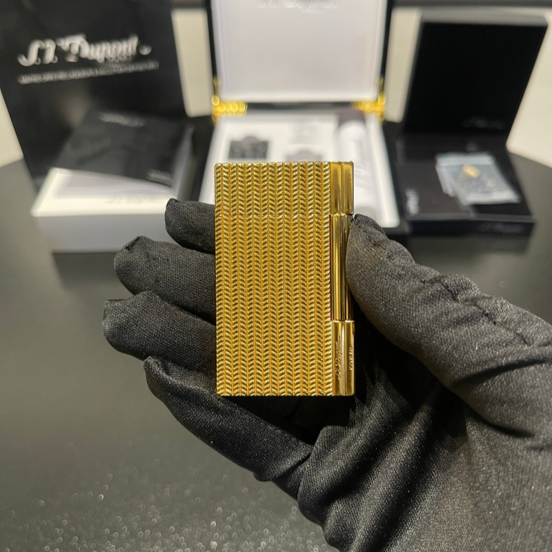 S.T. Dupont Ligne 2 Diamond Head Palladium Lighter