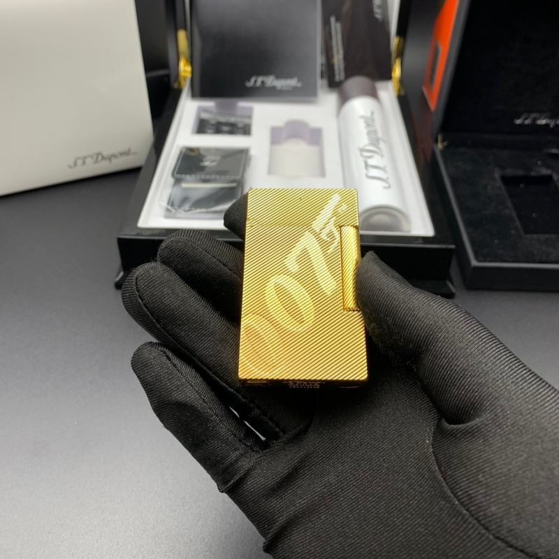 S.T. Dupont Le Grand Diagonal Guilloché Palladium Lighter