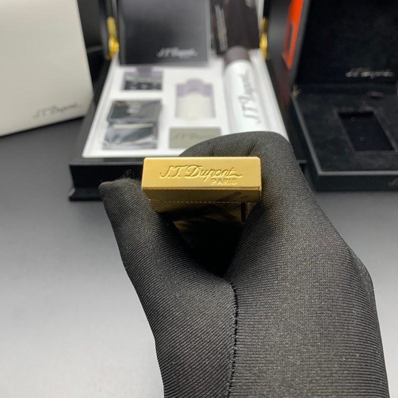 S.T. Dupont Le Grand Diagonal Guilloché Palladium Lighter