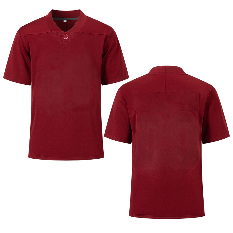 Custom White Burgundy Premium College-inspired Football Jersey - All Stitched