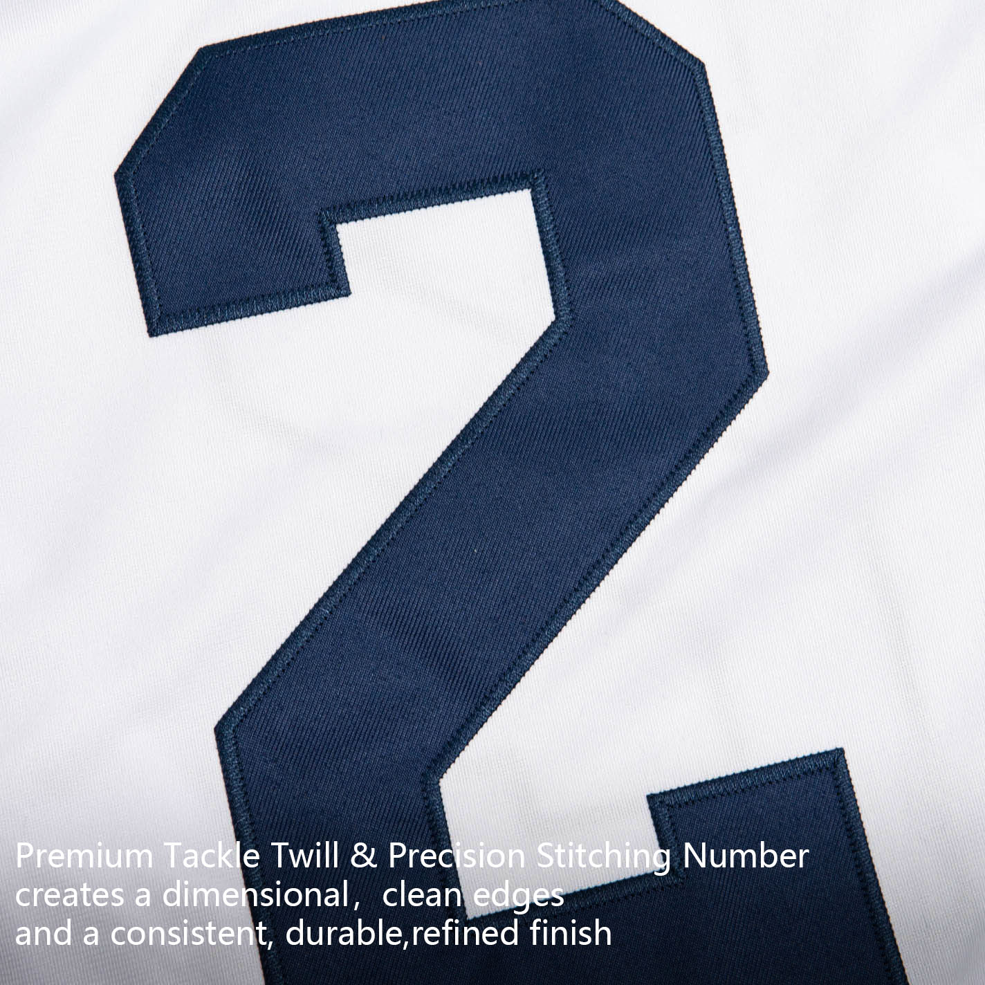 Custom White Navy Premium College-inspired Football Jersey - All Stitched