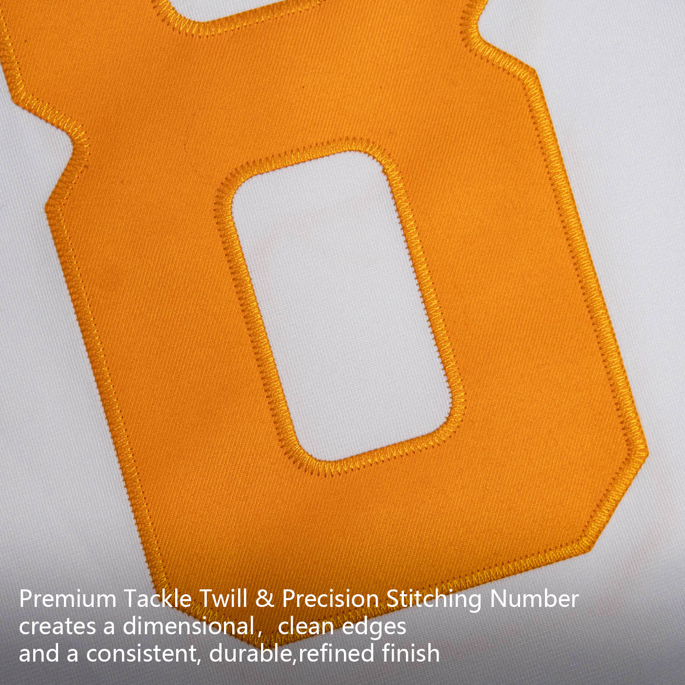 Custom White Orange Premium College-inspired Football Jersey - All Stitched
