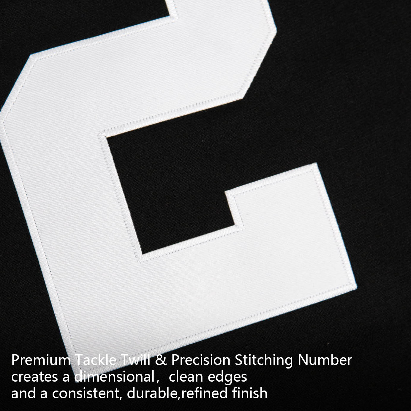 Custom Black White Premium College-inspired Football Jersey - All Stitched