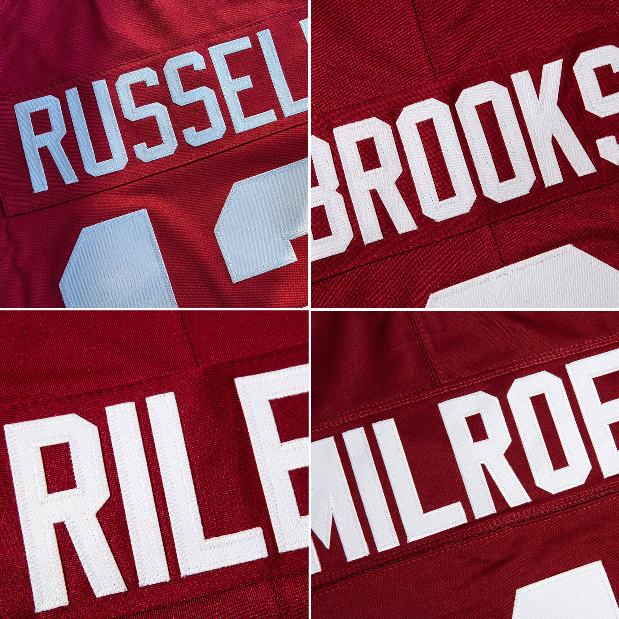 Custom Burgundy White Premium College-inspired Football Jersey - All Stitched