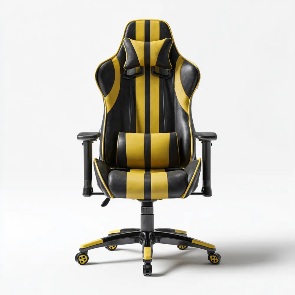 Sedia da ufficio ergonomica in pelle sintetica 65x70x125-135 cm - Design regolabile per gaming
