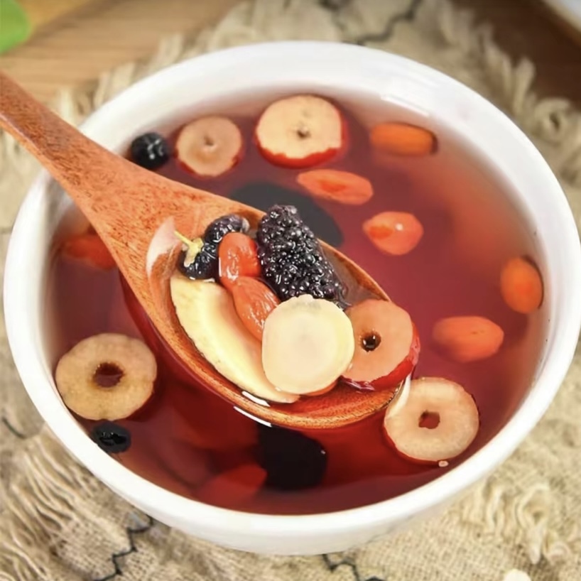  [Upgraded Formula]MONBRIZZ Five Treasure Ginseng Kidney Tea Organic Gift for Mom & Men 7 Precious Ingredients Formula Natural Herbal Beverage Good for Kidney