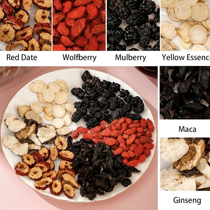  [Upgraded Formula]MONBRIZZ Five Treasure Ginseng Kidney Tea Organic Gift for Mom & Men 7 Precious Ingredients Formula Natural Herbal Beverage Good for Kidney